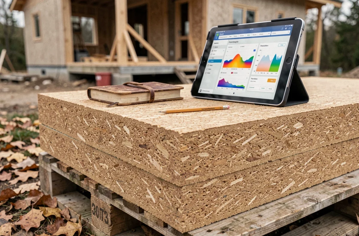 Panneaux isolants Homatherm fibre de bois avec calcul thermique sur tablette pour maison passive