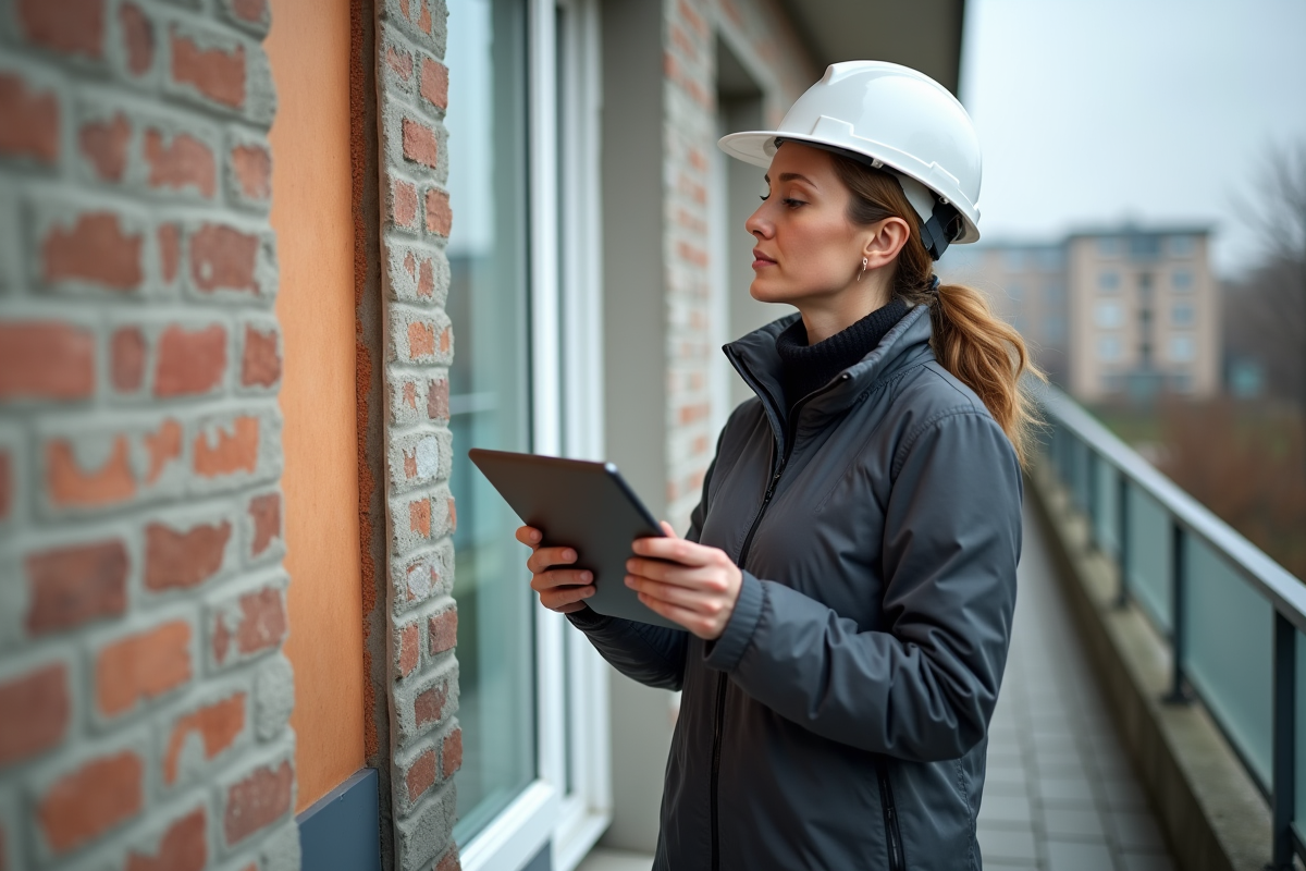 Inspectrice vérifiant l