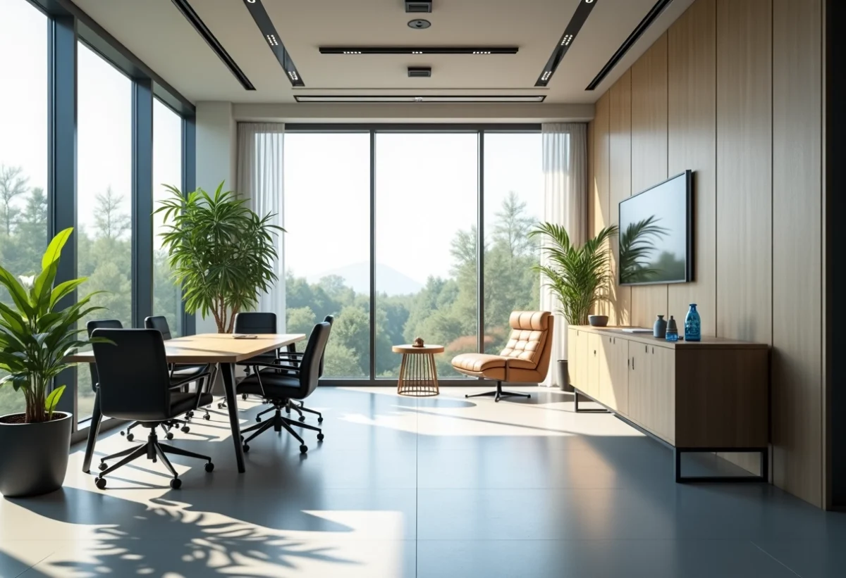 bureaux modernes décorés