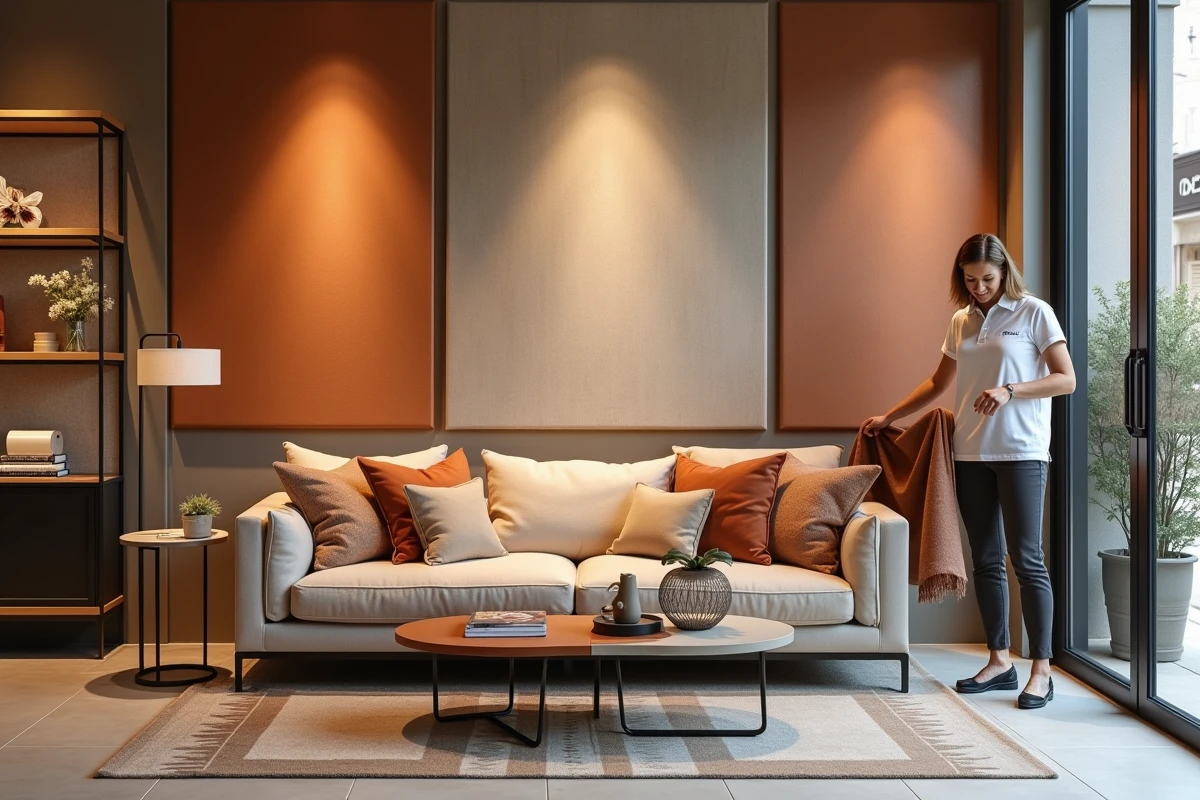 Espace de mise en scène décoration chez 4 Murs Chambéry avenue de Villarcher
