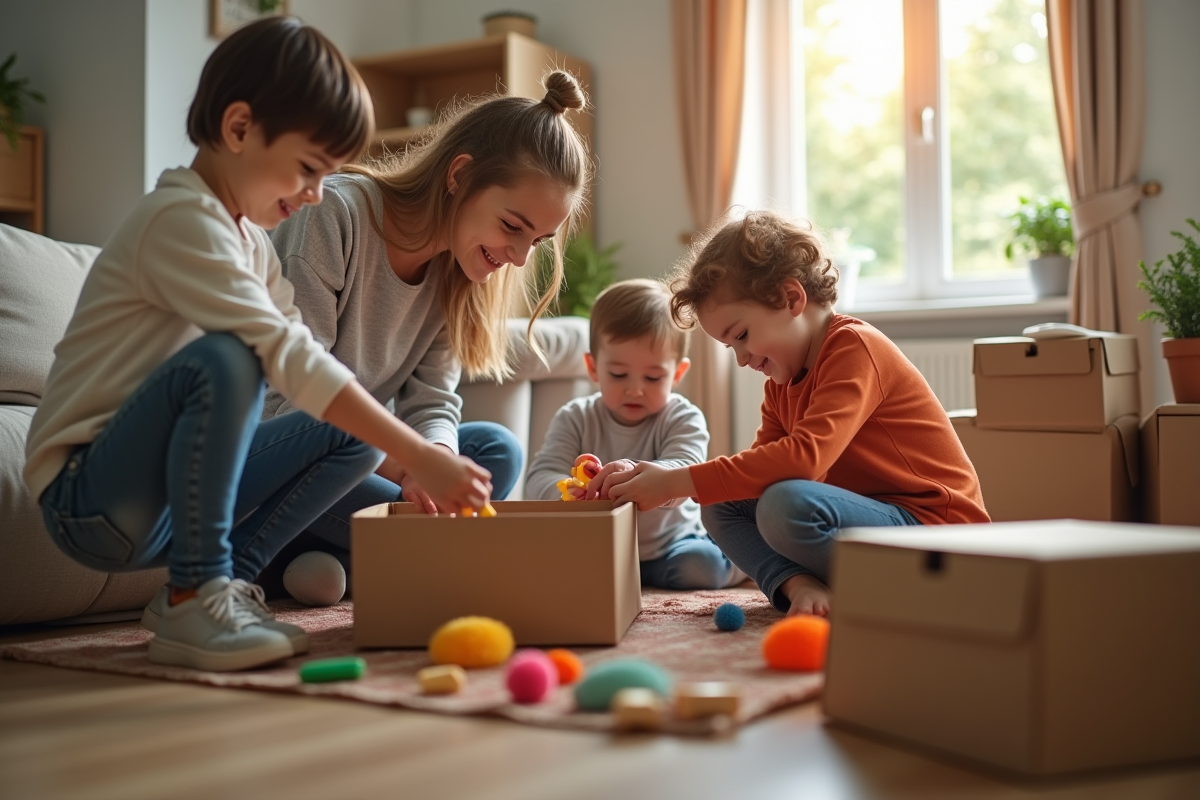 déménagement cartons