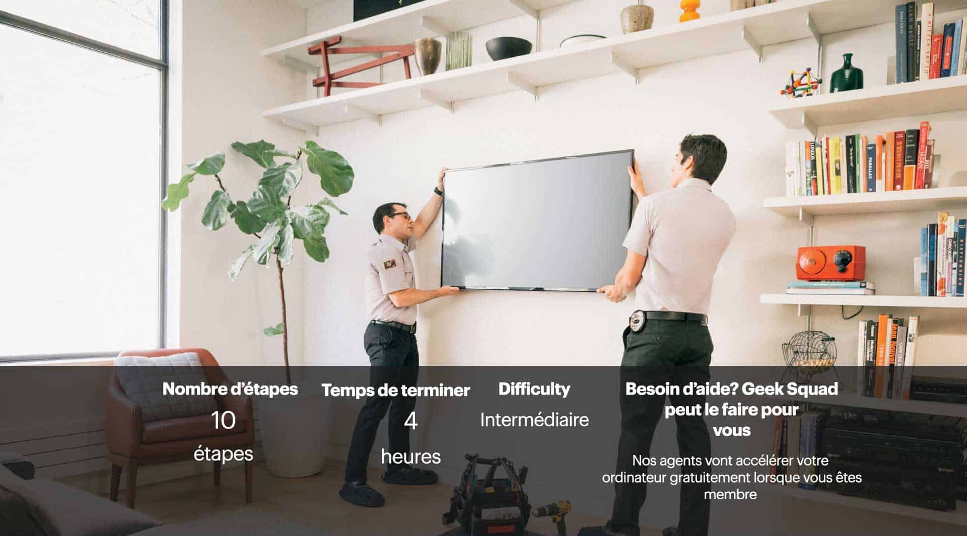 Accrocher une TV au mur Mode d'emploi Quartier Bricole