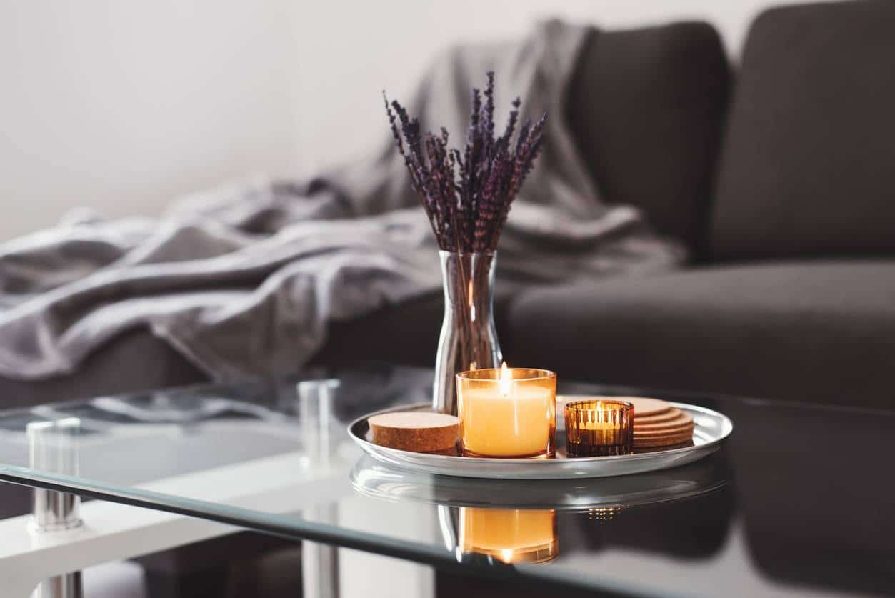 bougies naturelles pour parfum d'intérieur