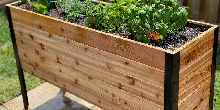 protéger l'intérieur d'une jardinière en bois